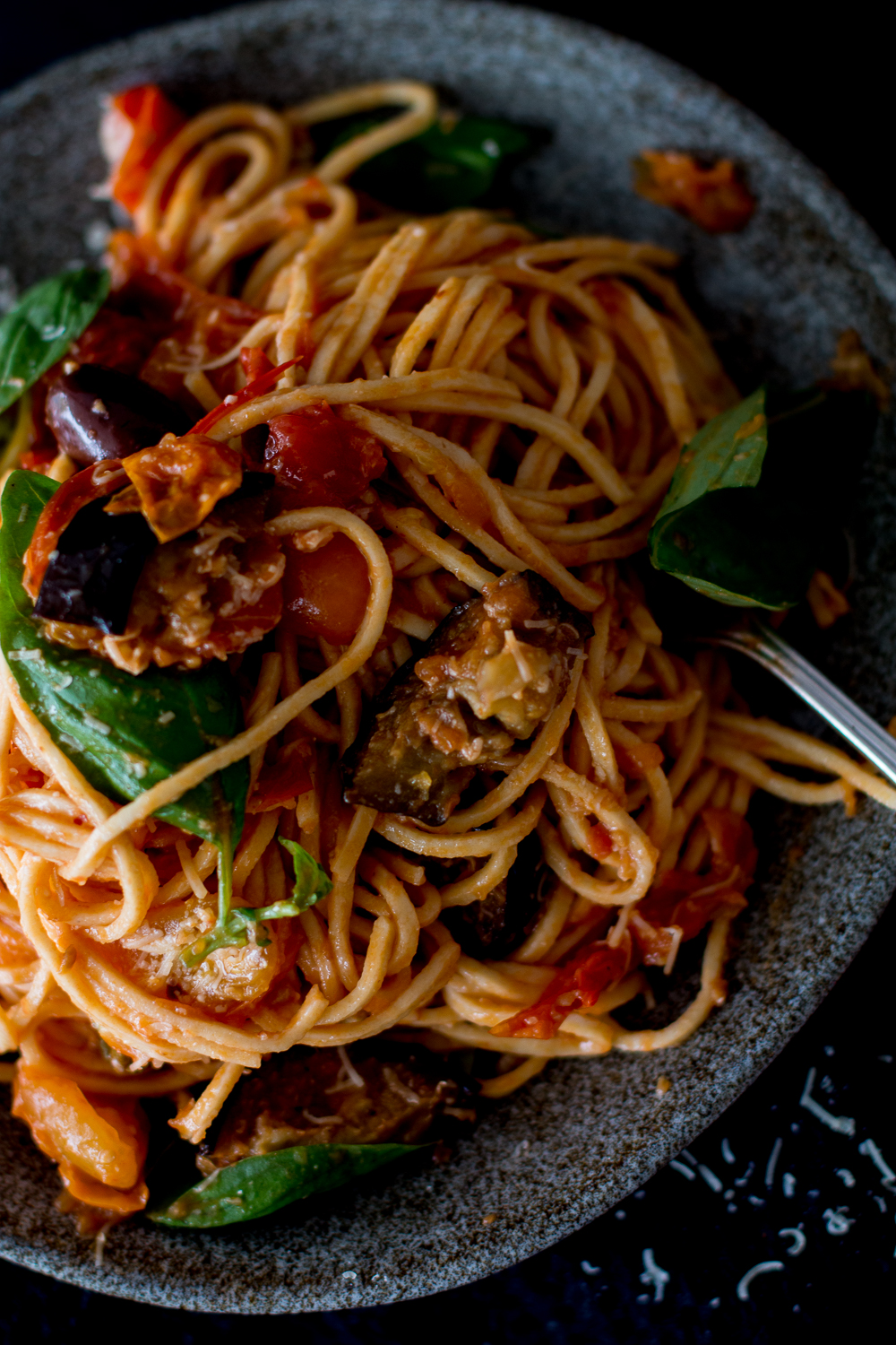 Roasted Tomato & Eggplant Pasta Puttanesca The Brick Kitchen
