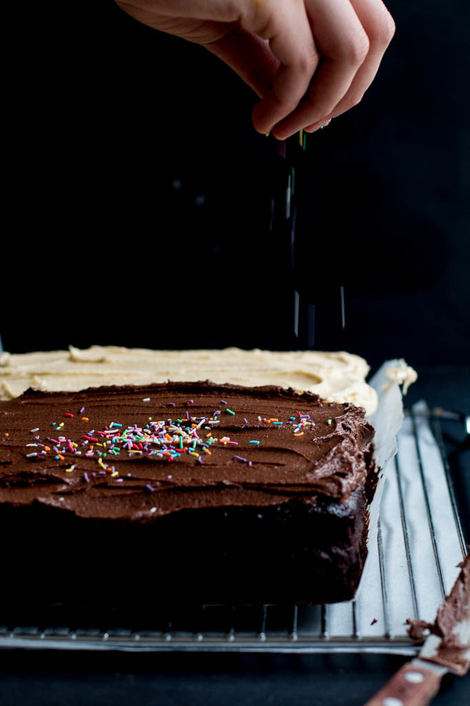 Chocolate Tahini Cake - The Brick Kitchen