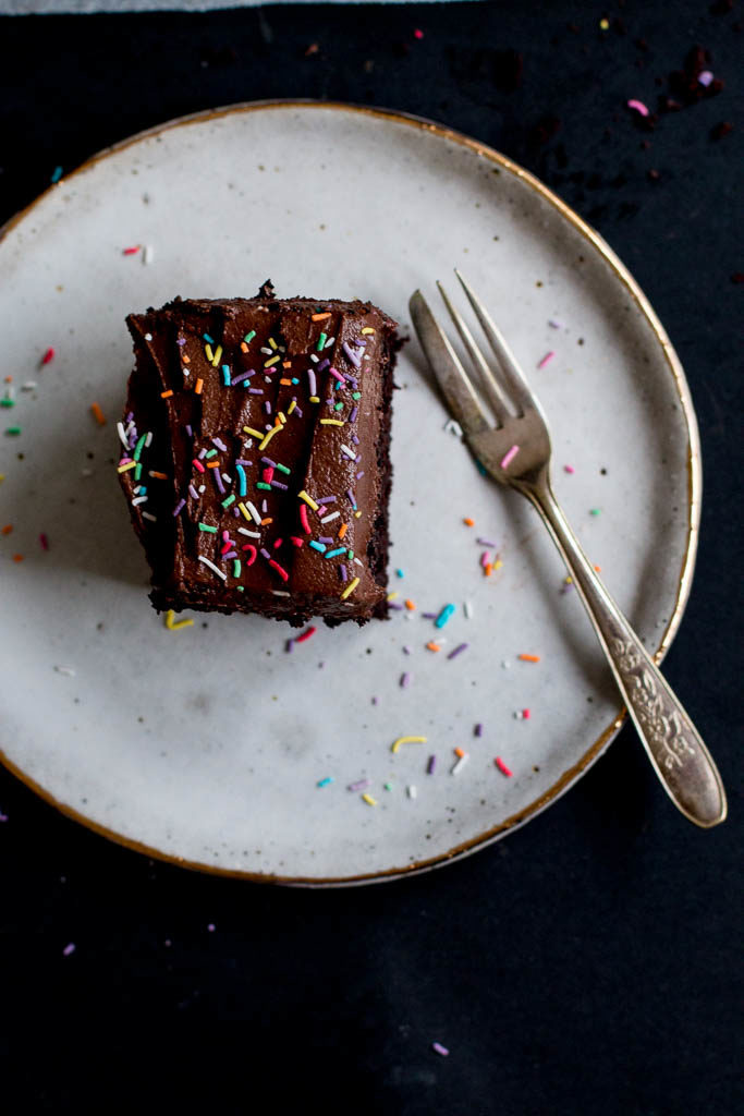 Chocolate Tahini Cake - The Brick Kitchen