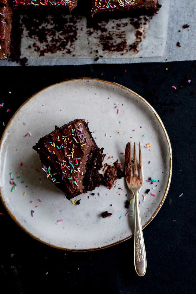 Chocolate Tahini Cake - The Brick Kitchen