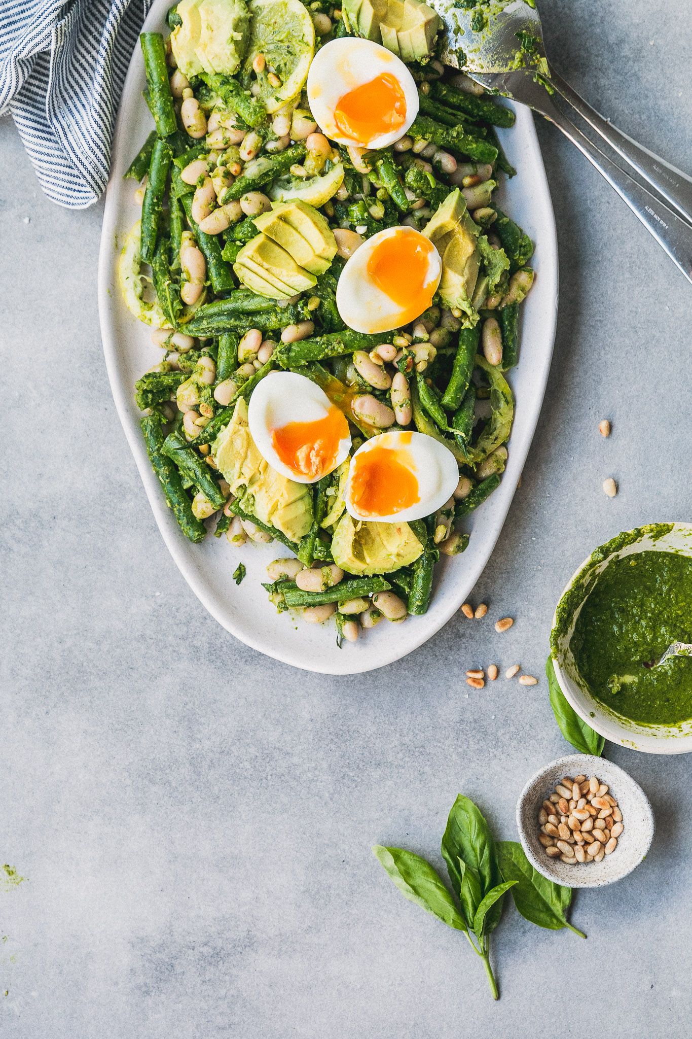 Herby White Bean & Avocado Salad - The Brick Kitchen