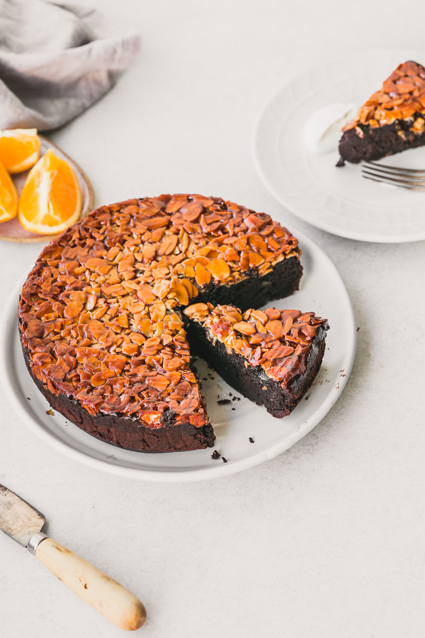 Whole Orange, Chocolate & Almond Cake - The Brick Kitchen
