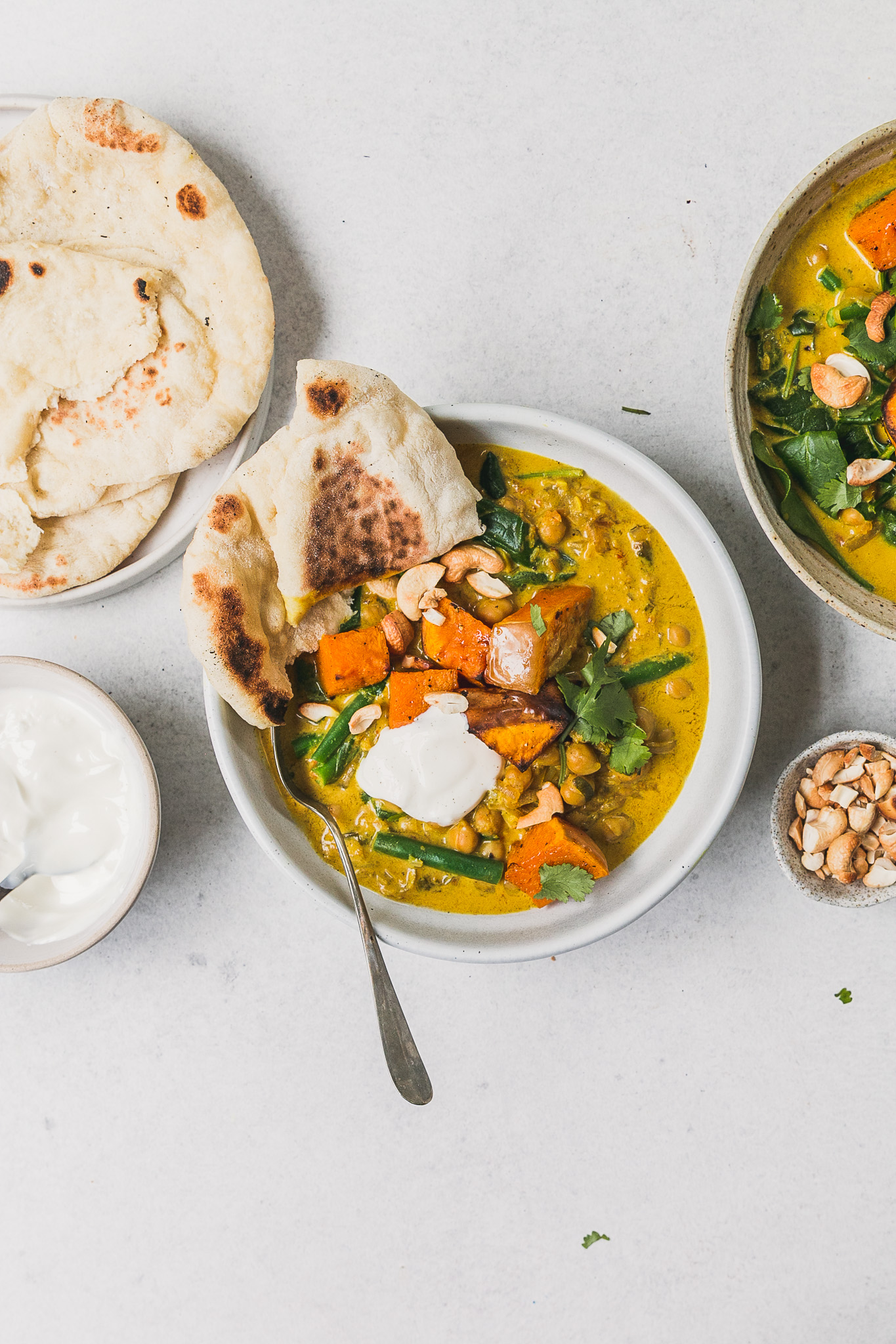 Yellow coconut, chickpea & pumpkin curry - The Brick Kitchen