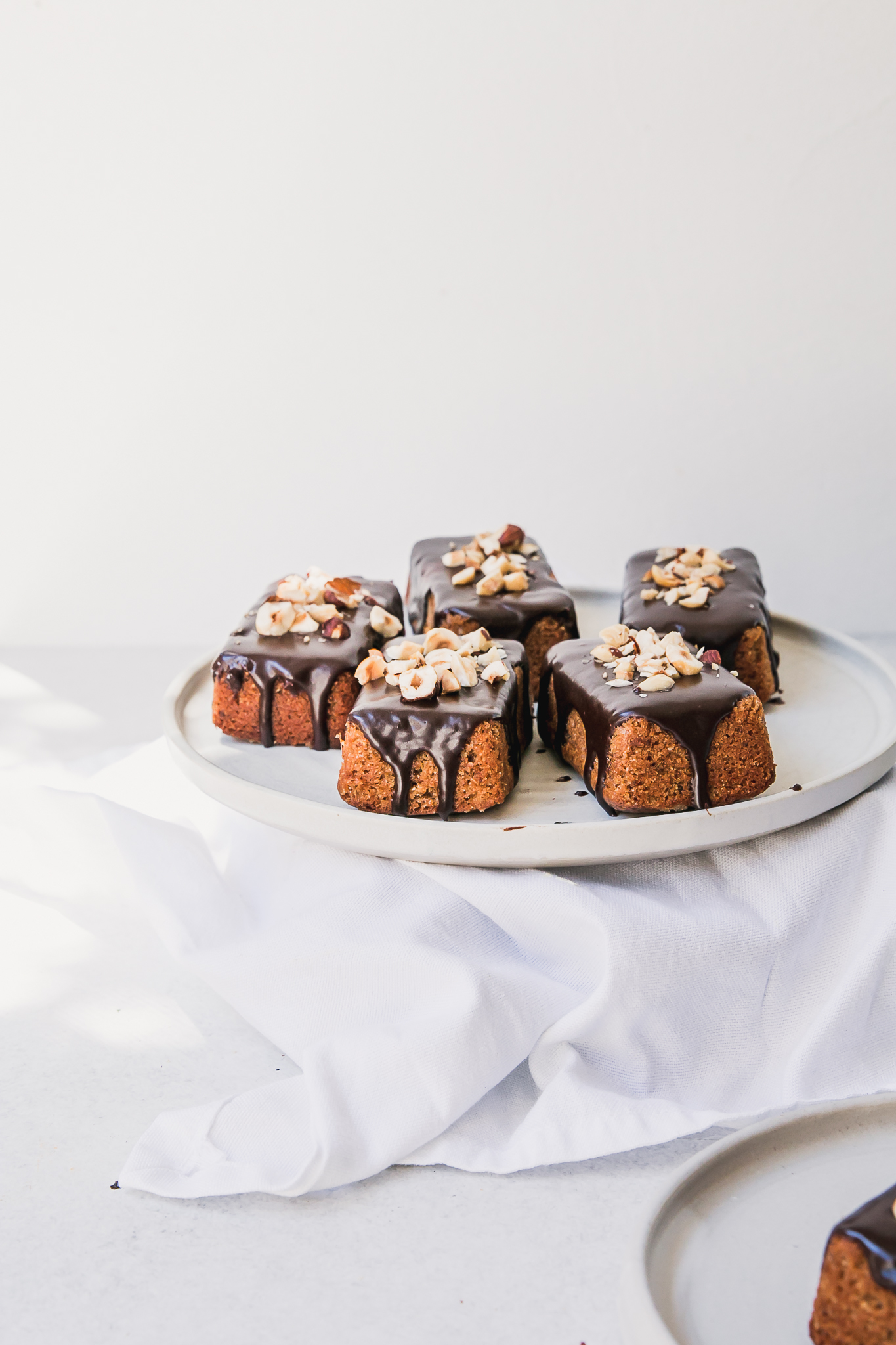 Mini Hazelnut, Coffee & Chocolate Cakes - The Brick KItchen